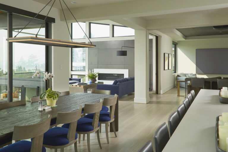 Mercer Island 01 custom home main living