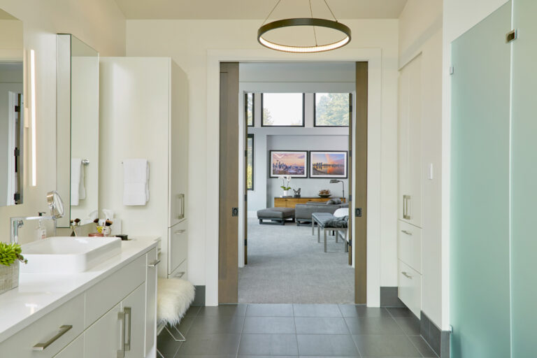 Mercer Island 01 custom home primary suite bath