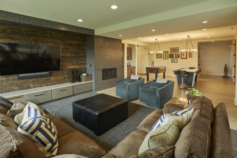Mercer Island 01 custom home recreation room