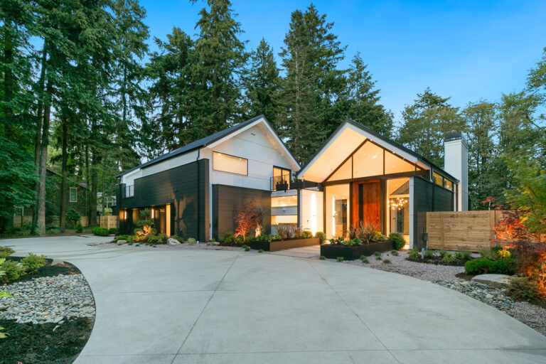 Mercer Island 02 custom home modern exterior