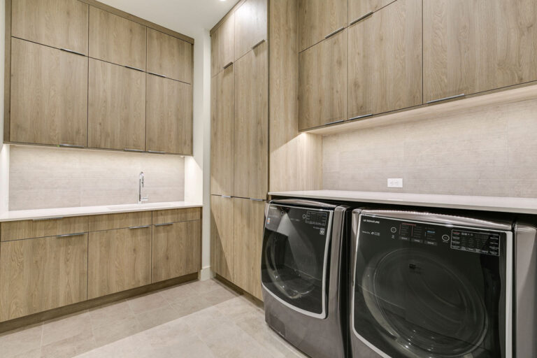 Mercer Island 02 custom home laundry room