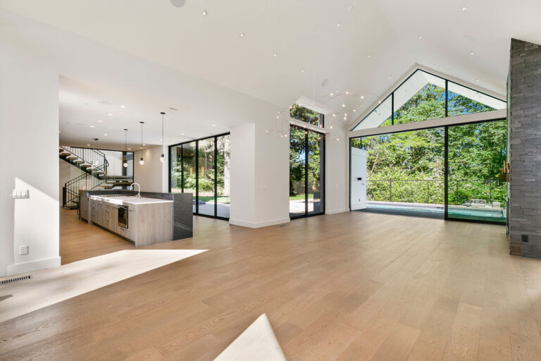 Mercer Island 02 custom home main living
