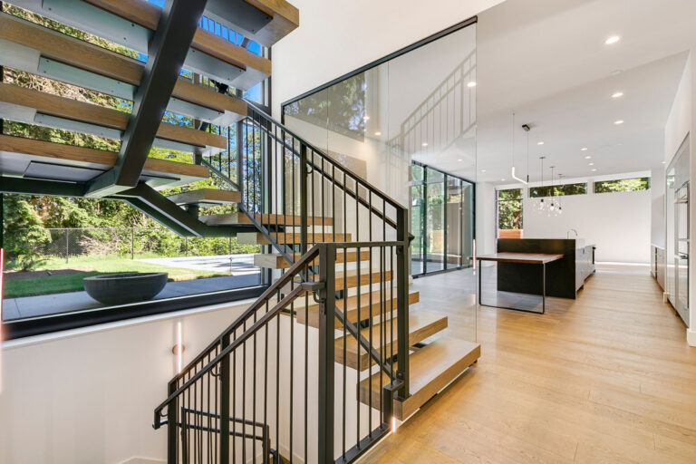 Mercer Island 02 custom home staircase