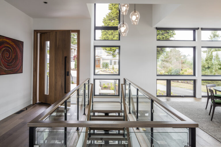 Mercer Island 03 custom home entry