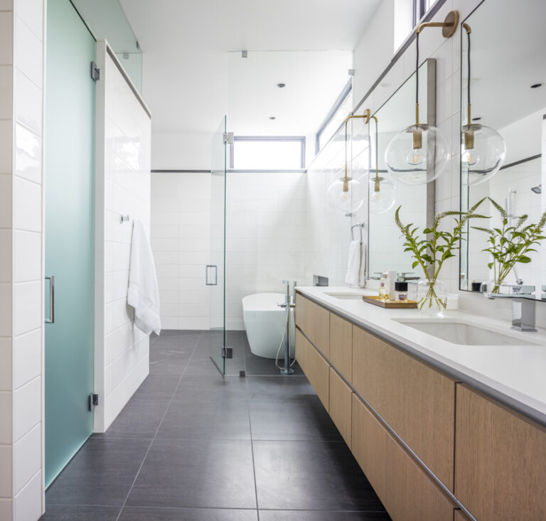 Mercer Island 03 custom home primary suite bath