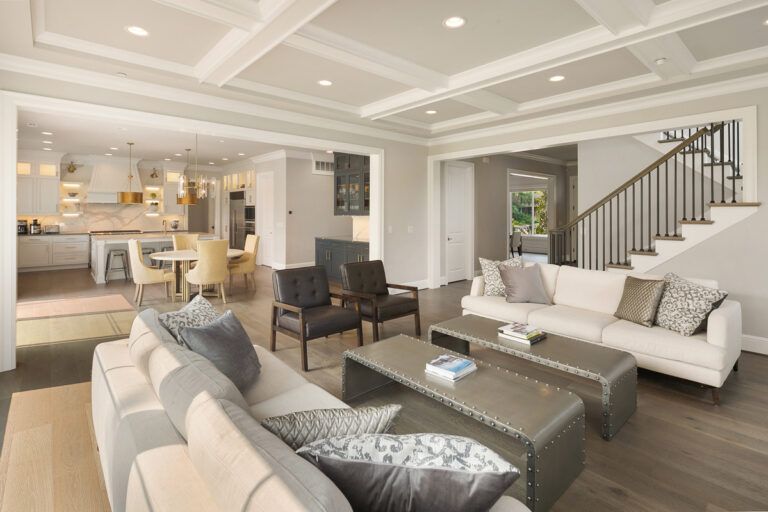 Mercer Island 04 custom home main living