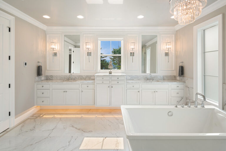 Mercer Island 04 custom home primary suite bath