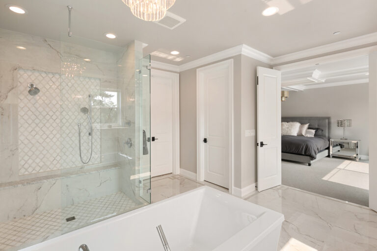 Mercer Island 04 custom home primary suite bath