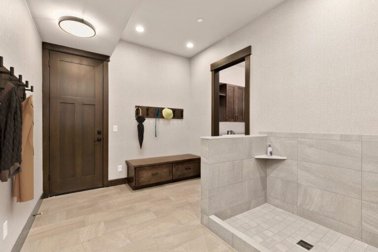 Redmond 01 custom home mudroom