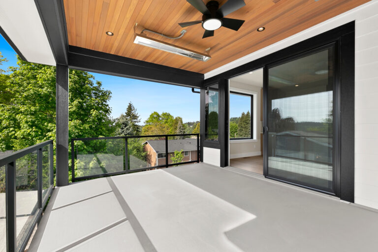 Renton 01 custom home deck
