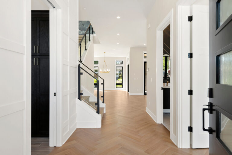 Renton 01 custom home entry