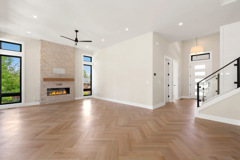 Renton 01 custom home main living