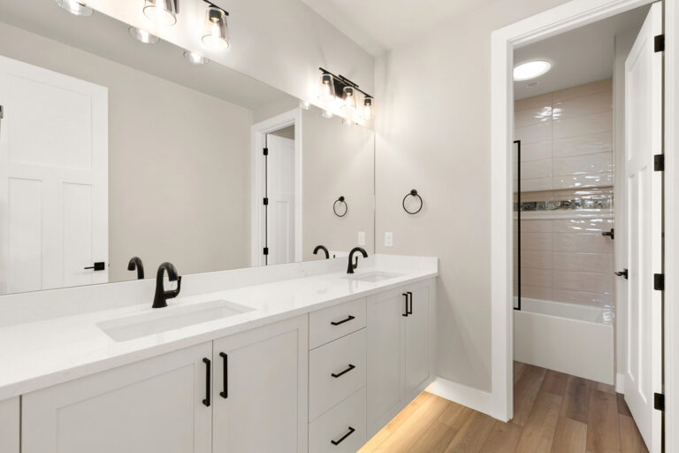 Renton 01 custom home secondary bath