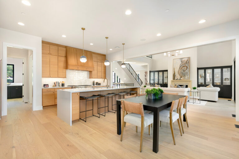 Delaney custom floor plan kitchen