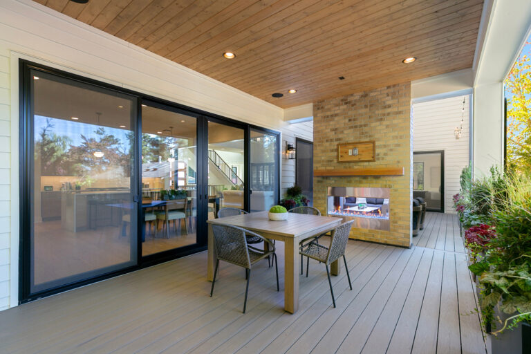 Delaney custom floor plan outdoor living