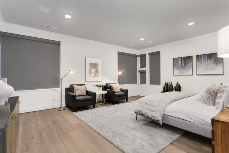 Delhi custom floor plan primary suite