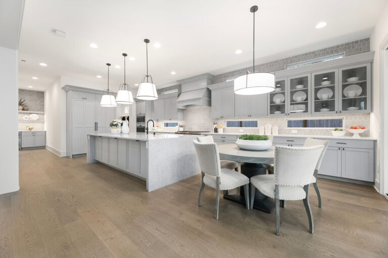Devon custom floor plan kitchen