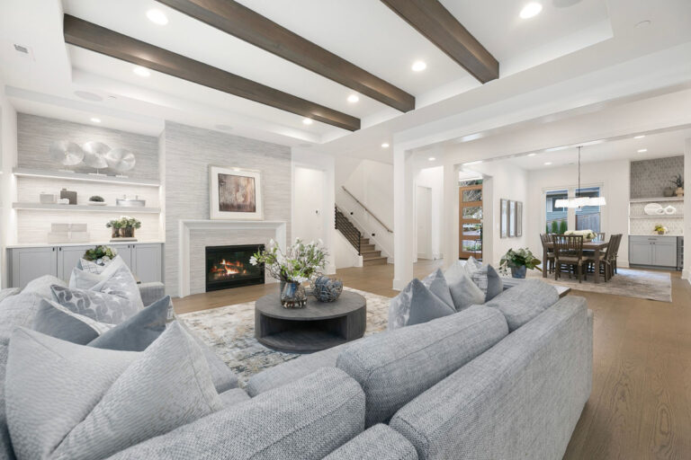 Devon custom floor plan main living