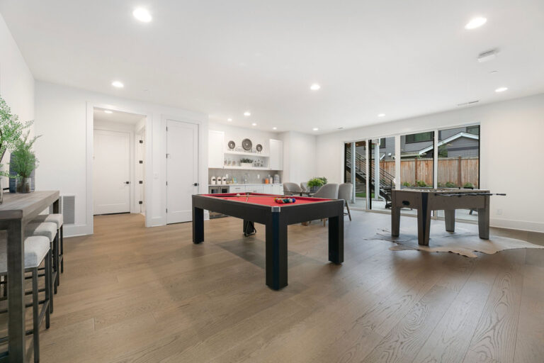 Devon custom floor plan recreation room