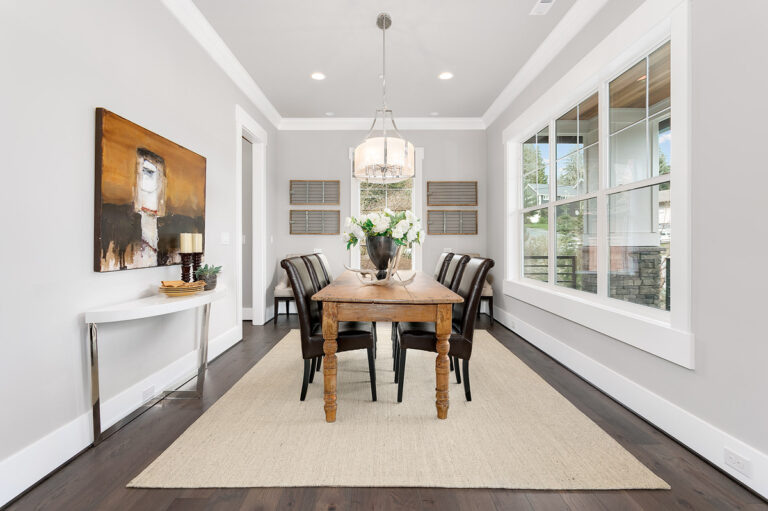 Florence custom floor plan dining room