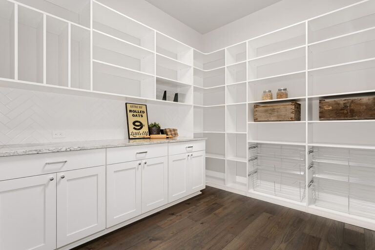 Florence custom floor plan pantry