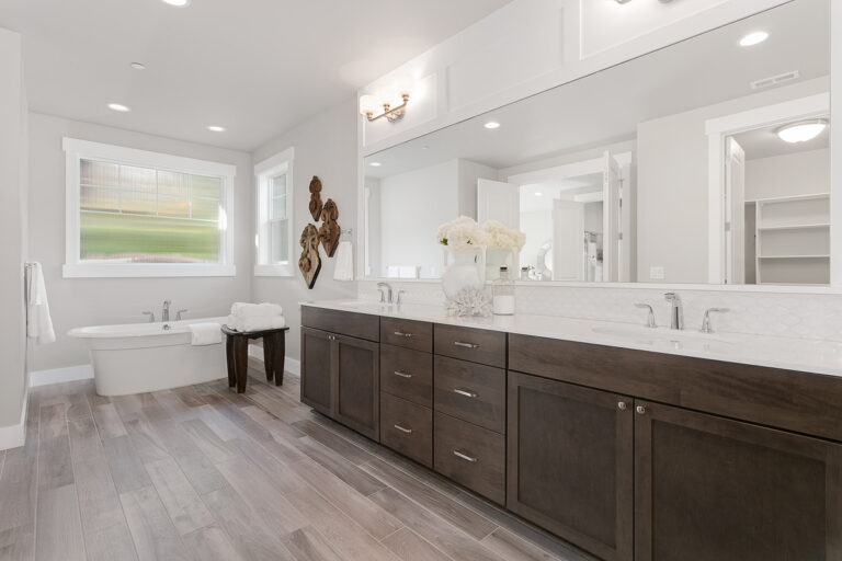 Florence custom floor plan primary suite bath