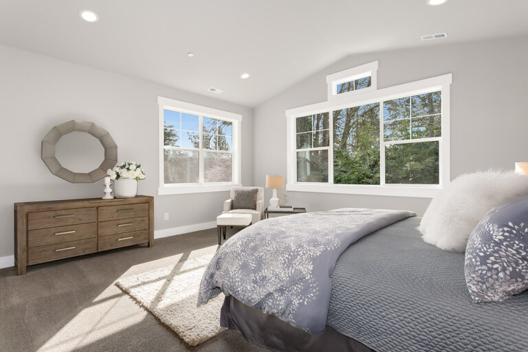 Florence custom floor plan primary suite