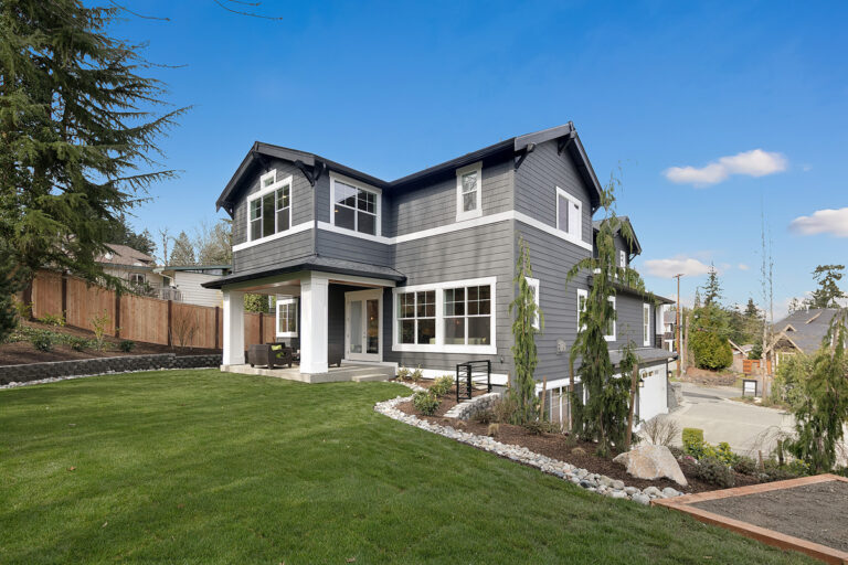 Florence custom floor plan rear exterior