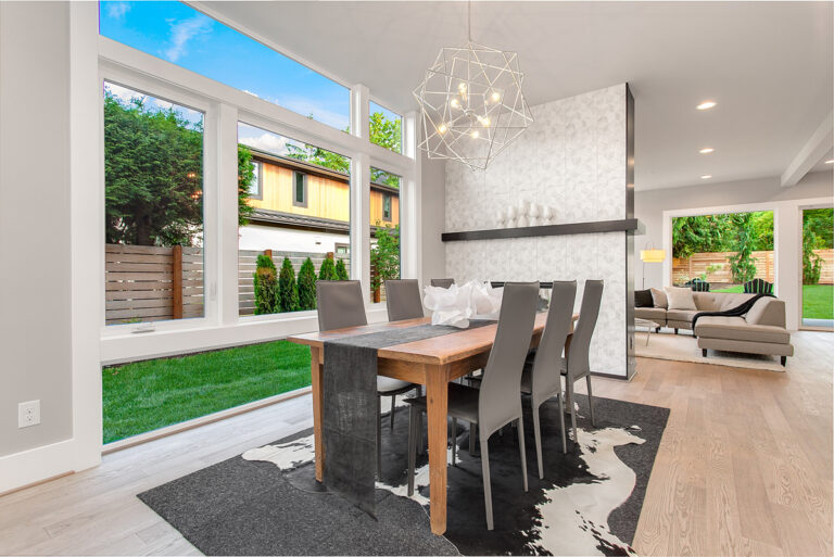 Geneva custom floor plan dining room