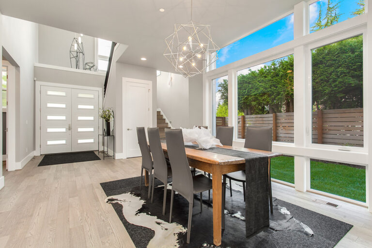 Geneva custom floor plan dining room