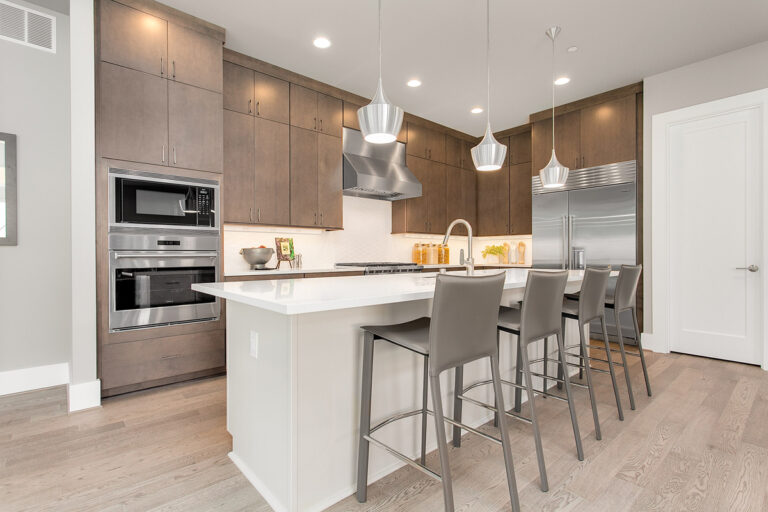 Geneva custom floor plan kitchen