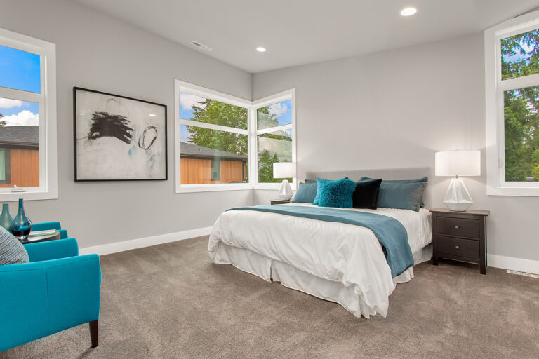 Geneva custom floor plan primary suite