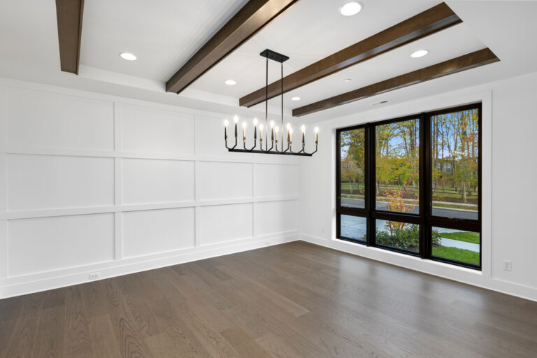 Grayson custom floor plan dining room