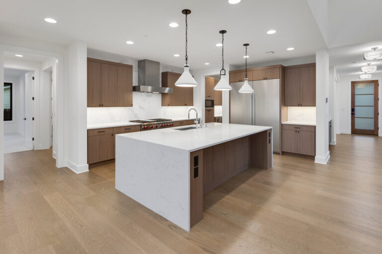 Grayson custom floor plan kitchen