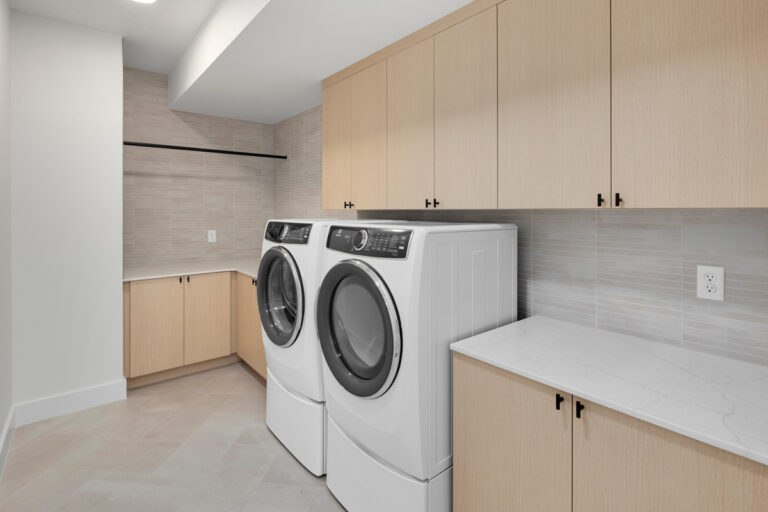 Grayson custom floor plan laundry room