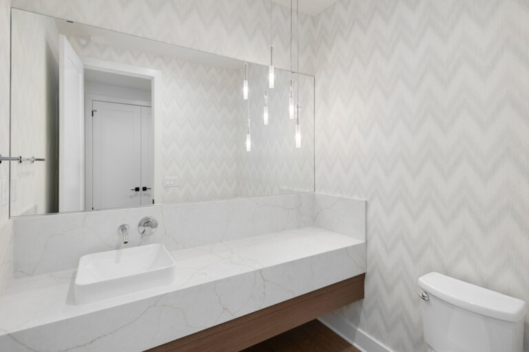 Grayson custom floor plan powder room