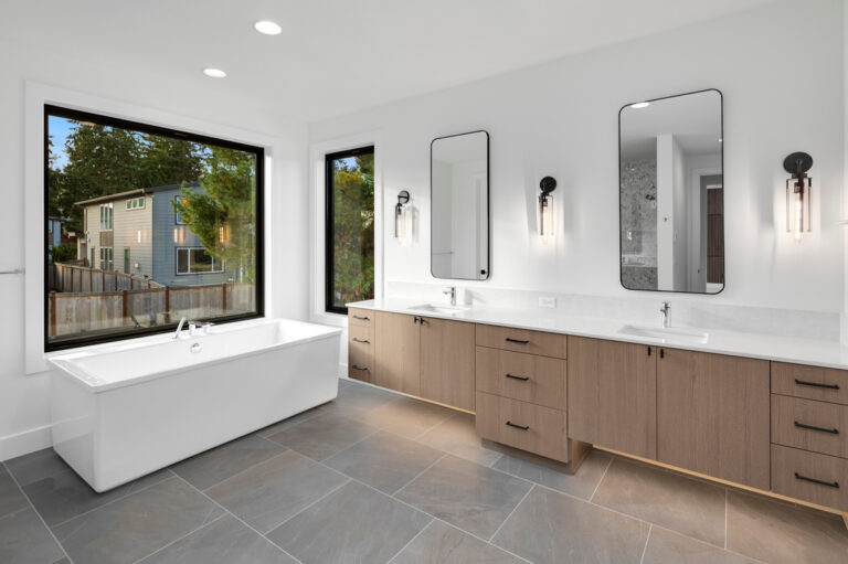 Grayson custom floor plan primary suite bath