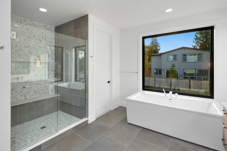 Grayson custom floor plan primary suite bath