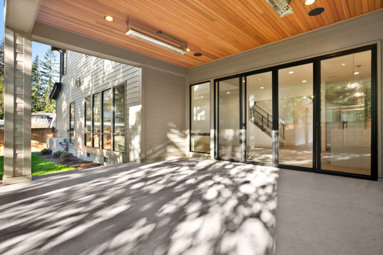 Hampton custom floor plan covered patio