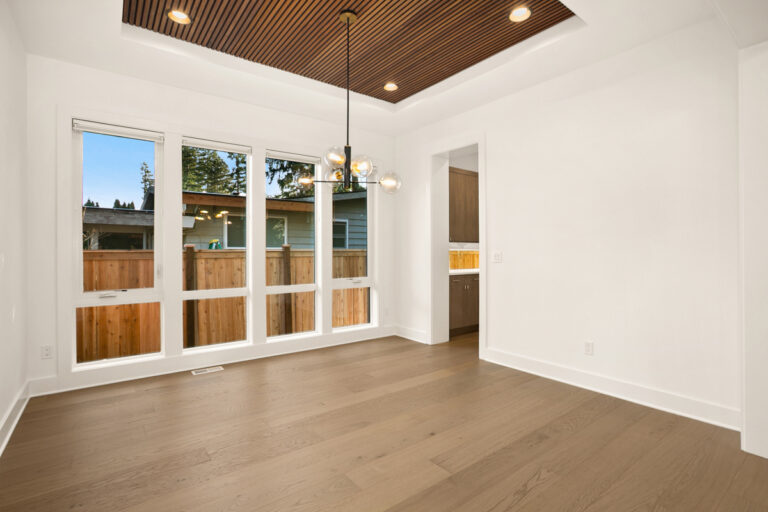 Hampton custom floor plan dining room