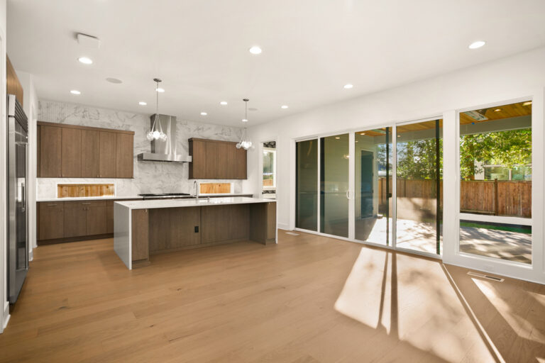 Hampton custom floor plan kitchen