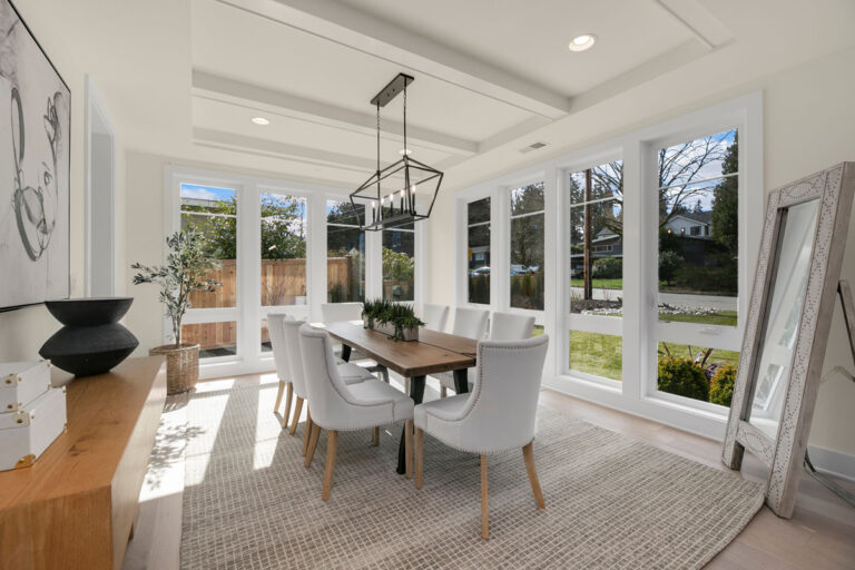 Harlow custom floor plan dining room