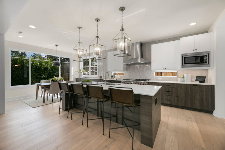 Harlow custom floor plan kitchen