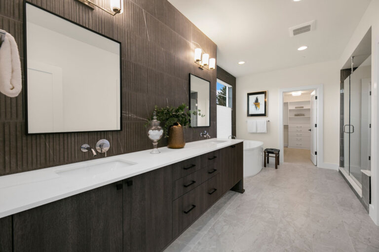 Harlow custom floor plan primary suite bath