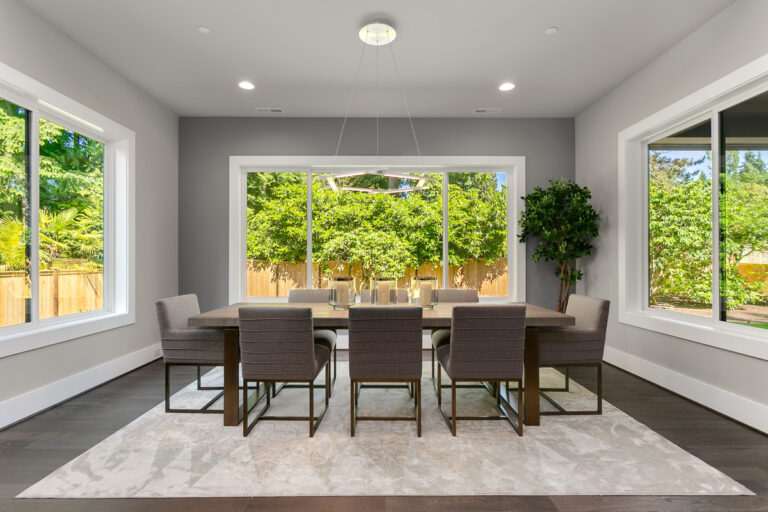 Hawthorne custom floor plan dining room