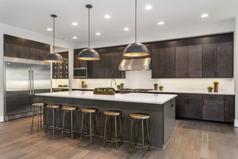 Hawthorne custom floor plan kitchen