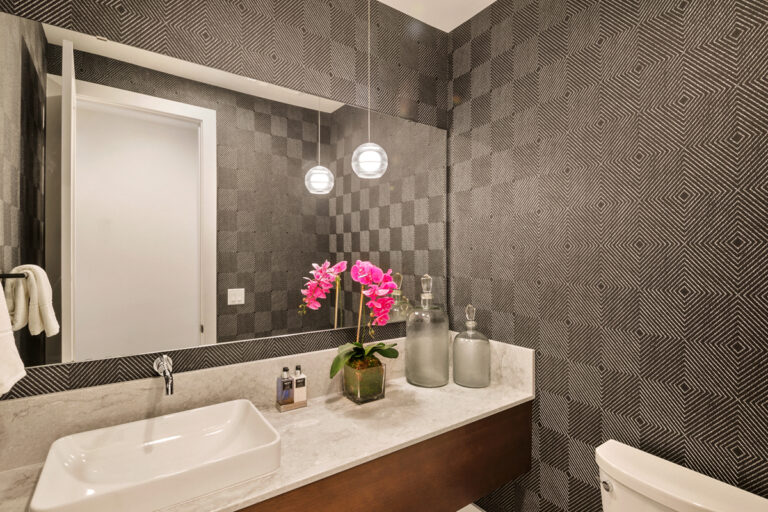 Jaipur custom floor plan powder room