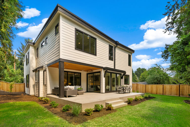 Jaipur custom floor plan rear exterior