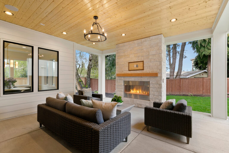 Juniper custom floor plan outdoor living
