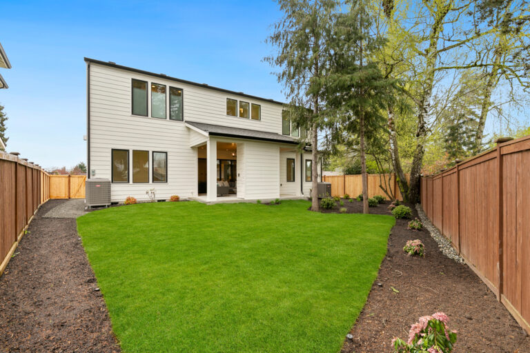 Juniper custom floor plan rear exterior
